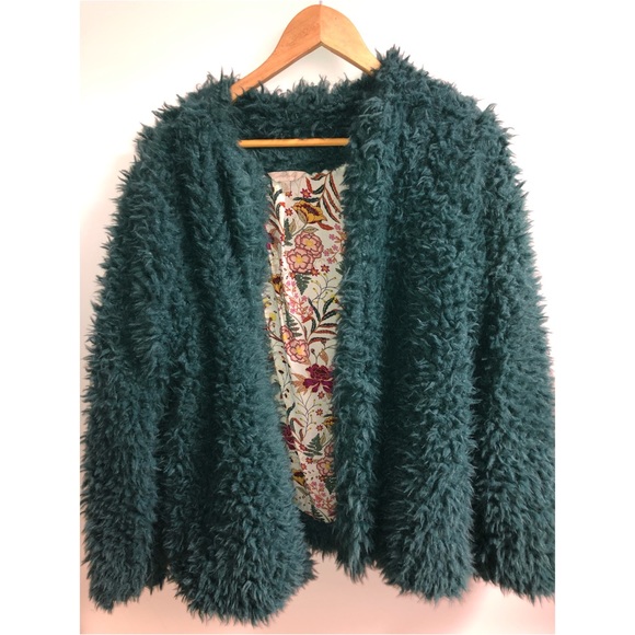 Fluffy Indigo Jacket - Picture 1 of 2